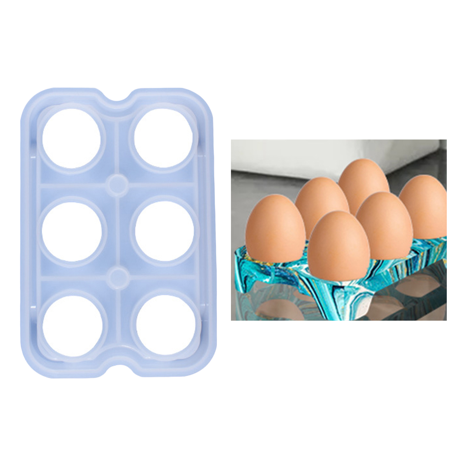 Silicone Egg Holder Rack Mold Egg Storage Rack Casting Mold in