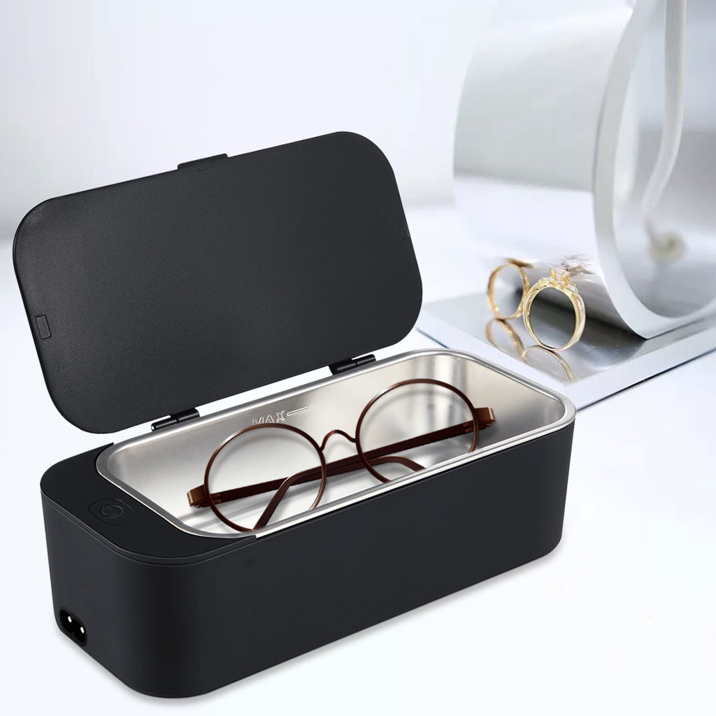Portable Ultrasonic Cleaner Household Jewellery Watch Eyeglass Shaver Cleaning Machine