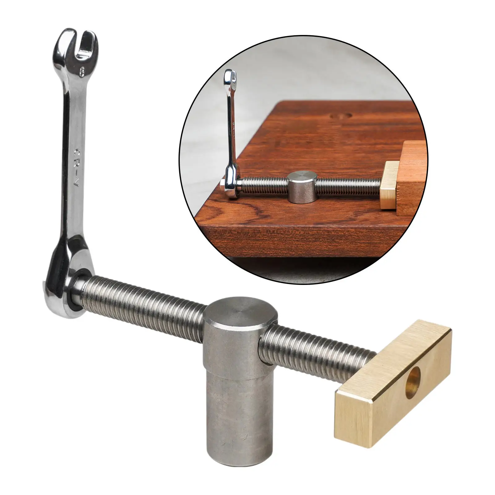 Woodworking Desktop Vise Fixed Locking Accessories Clamp for Carpenter