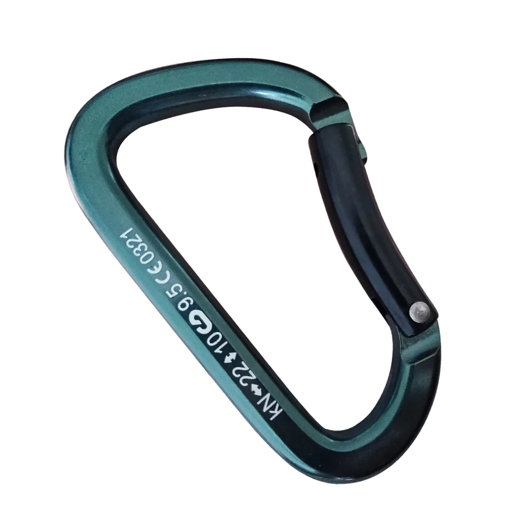 22KN Heavy Duty Aluminum Outdoor Climbing Rappelling  Carabiner