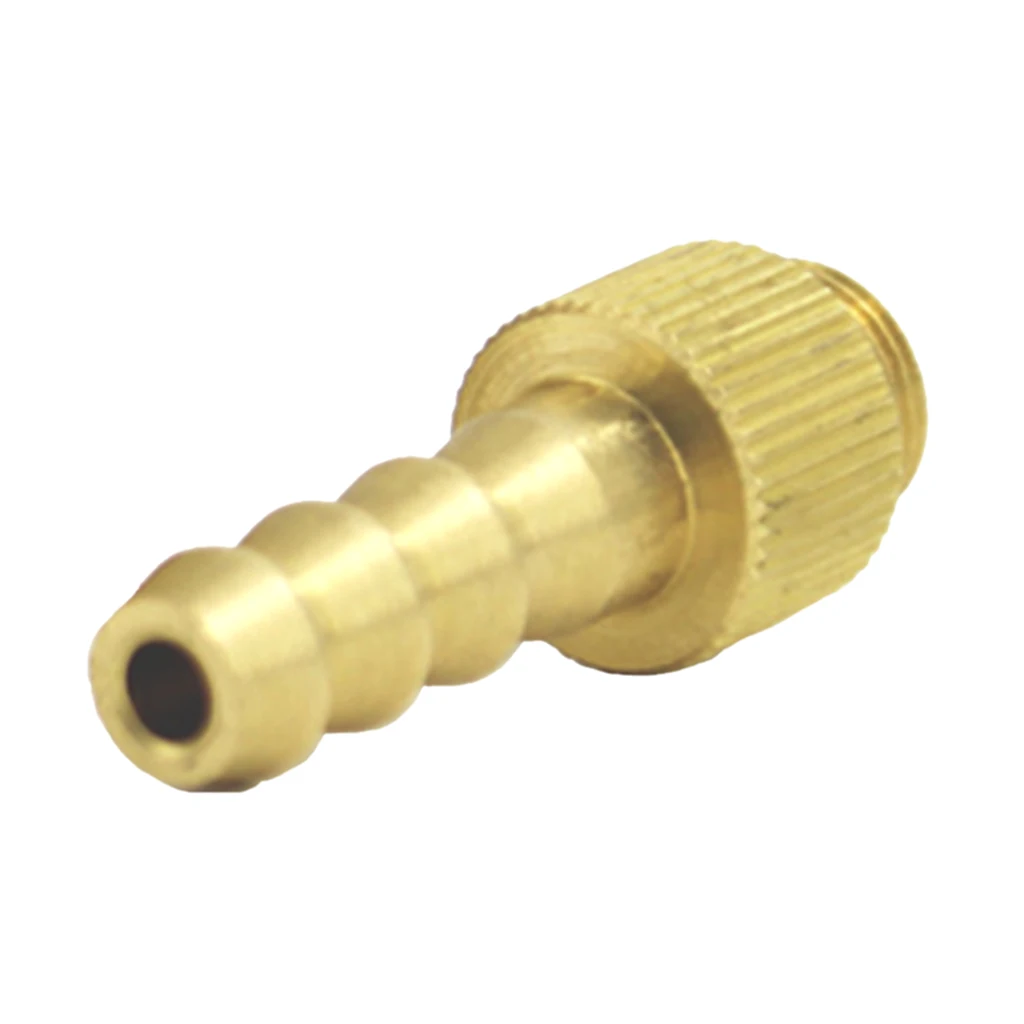 6 and 4mm Dia. Copper Quick Release Gas Hose Connector for Camping Stove 4.5cm