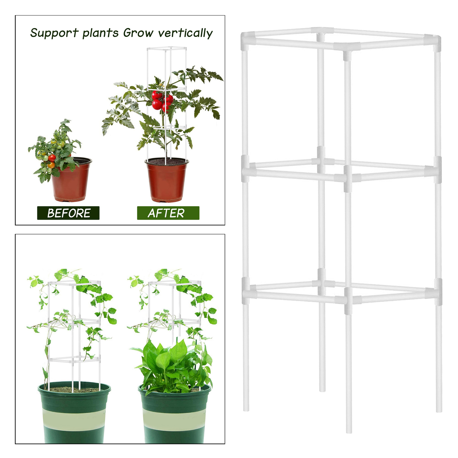 Plastic Climbing Trellis Plant Tomatoes Vine Leaf Support Climbing Trellises
