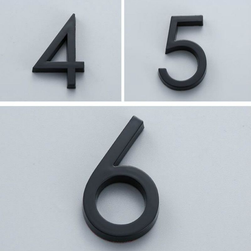 Title 14, 60mm Self Adhesive House Number Sticker For Apa...