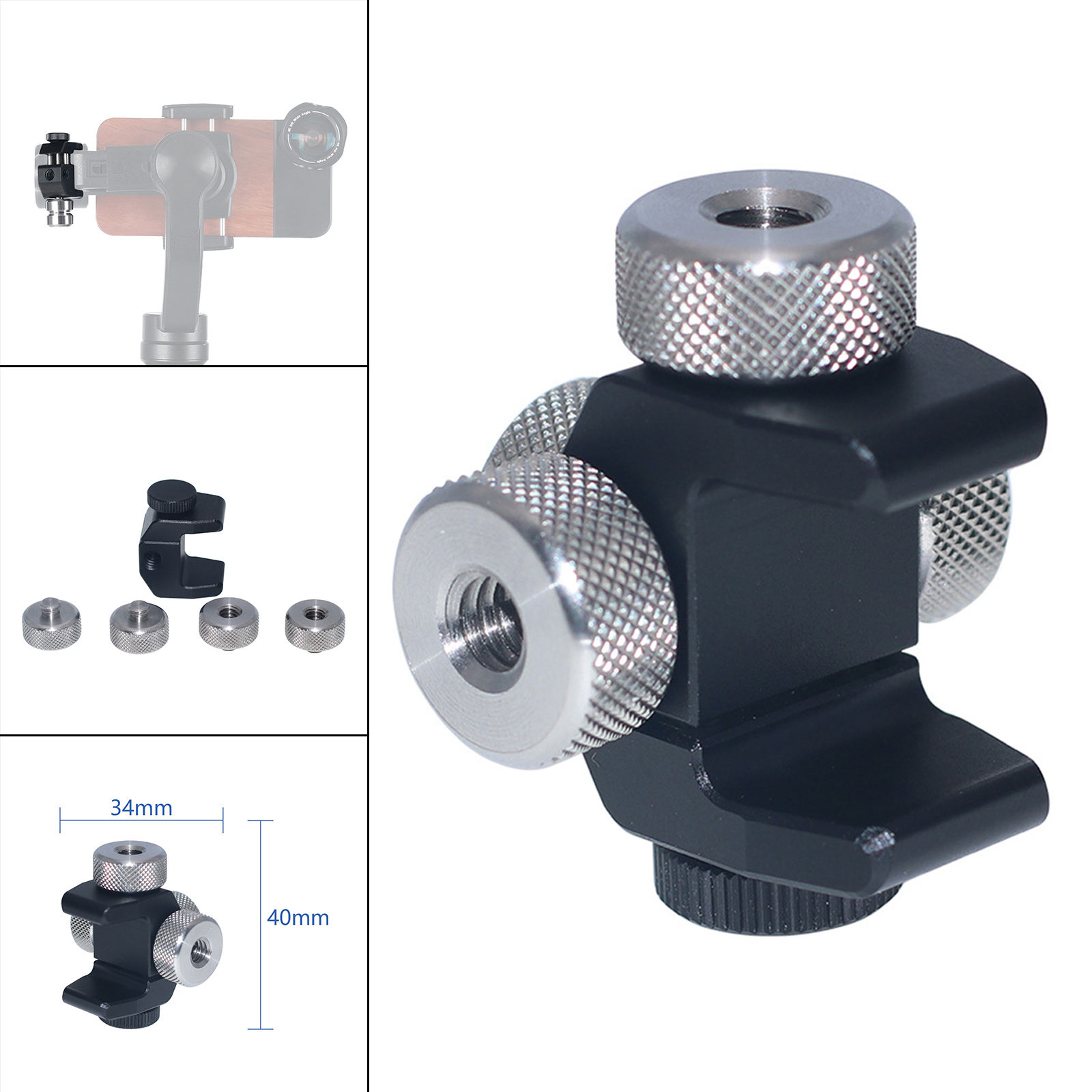 Counterweight Gimbal Professional Video Accessories, Handheld Gimbal Balance Weight, for DJI Zhiyun Feiyu Claw