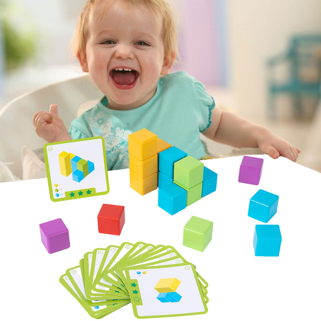Children Wooden Toys Matching Game Toys Intelligence Development Toys Parent-Child Interaction Multiplayer Boys Girls Gifts