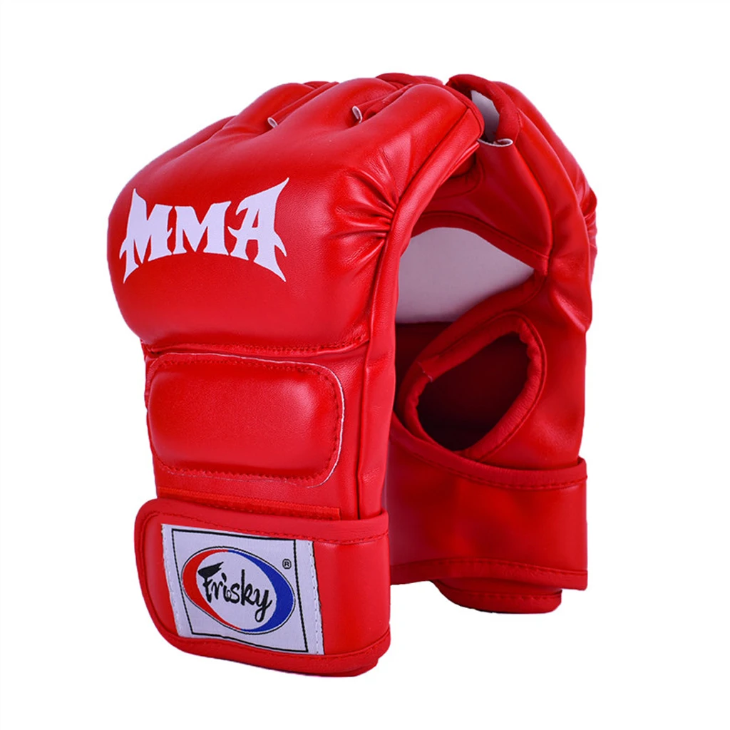 Boxing Kickboxing Training Gloves, Muay Thai Style Punching Bag Mitts for Men Women Youth and Kids - Select Colors