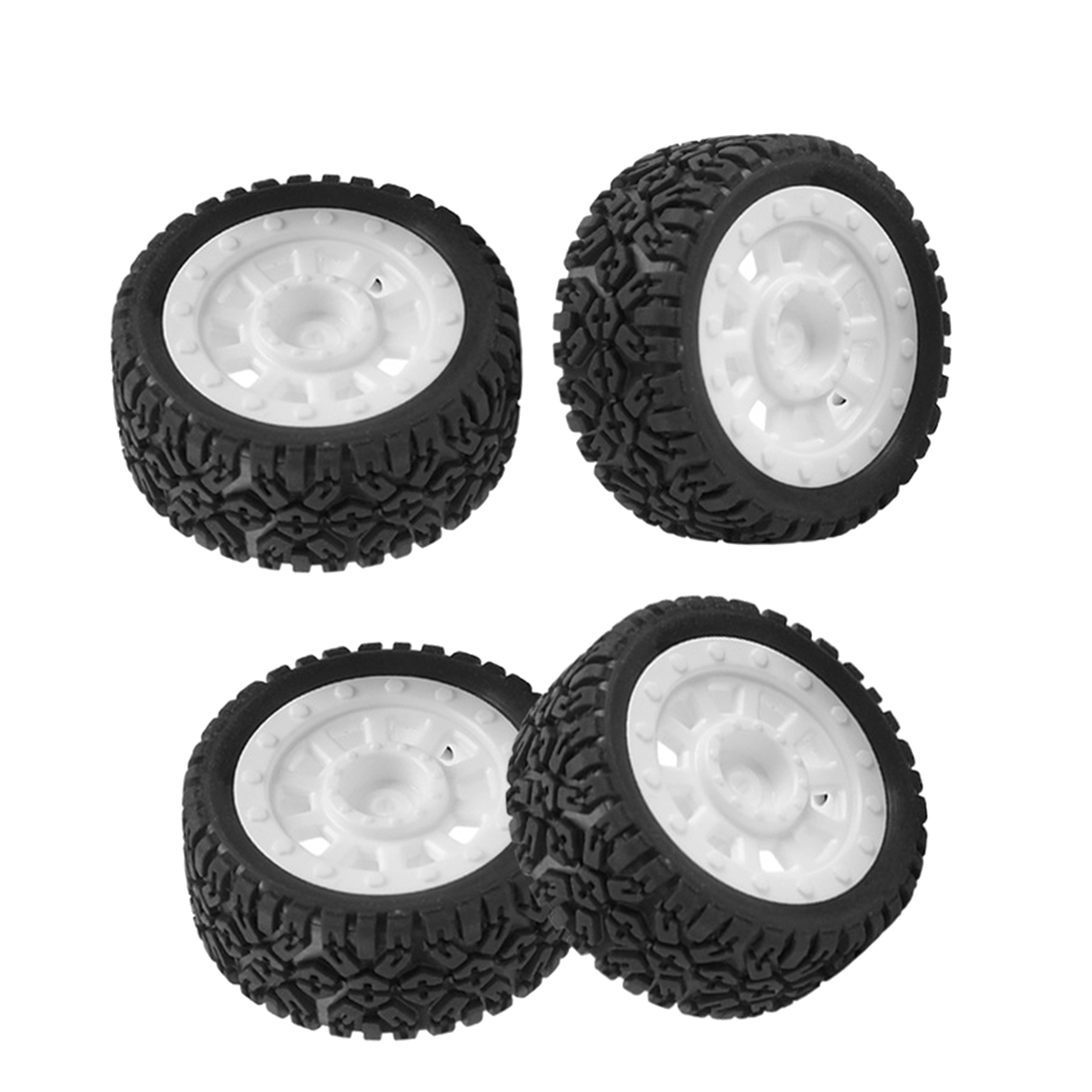 4 Pieces Flat Running Tires for SG-1603 1/16 RC Racing Truck Upgrade Parts