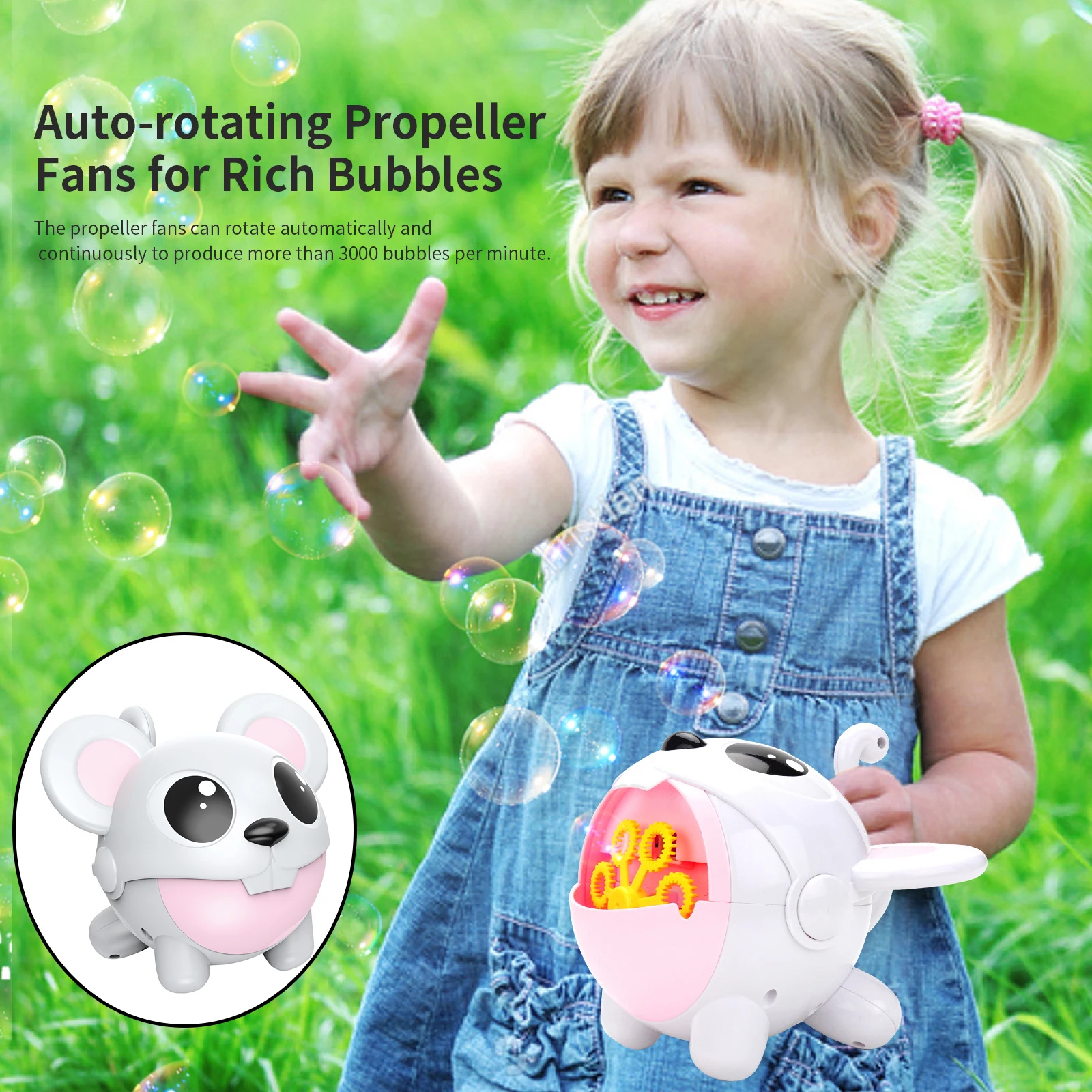 Automatic Bubble Toys Summer Outdoor Toys for Indoor Games Party Favors