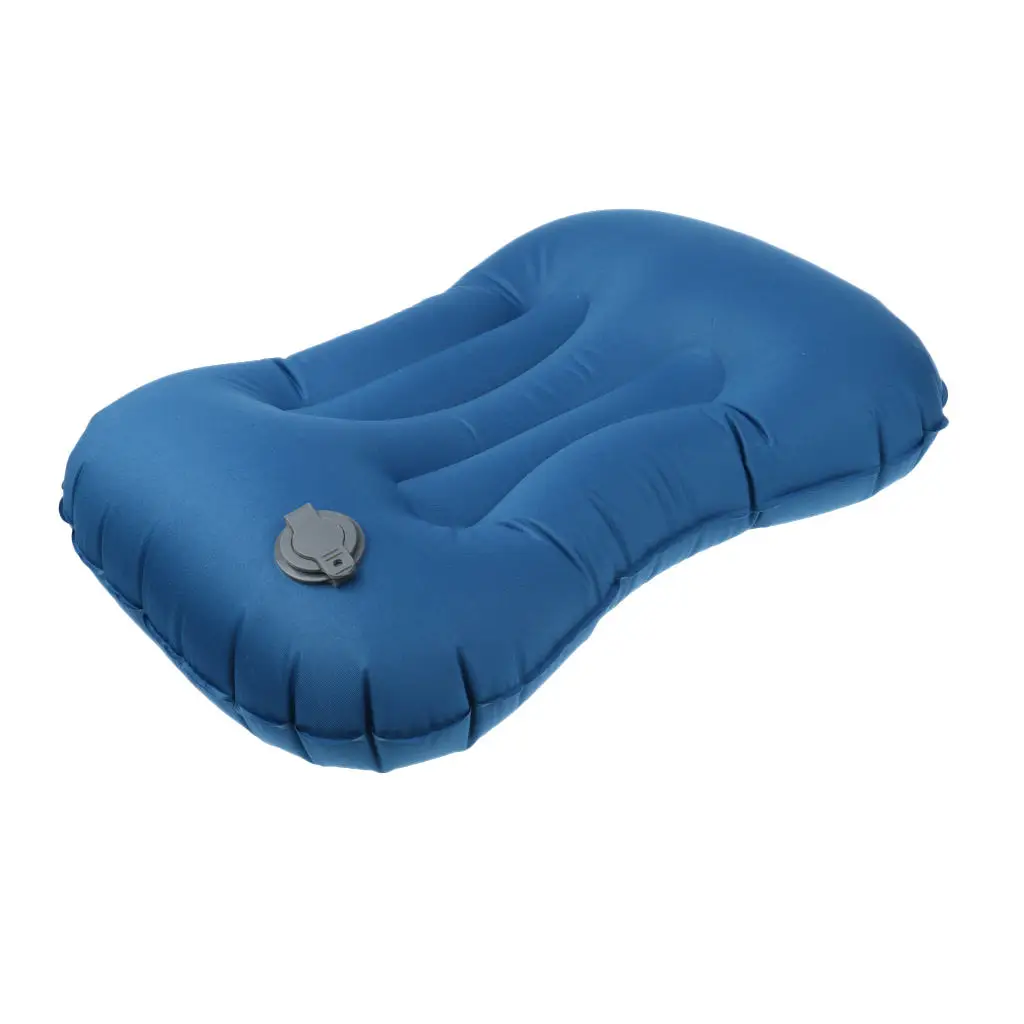 Outdoor Inflatable Air Pillow Cushion Car Head Rest Hiking Camping Travel