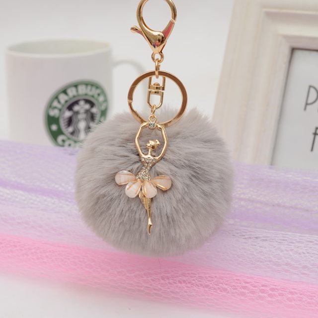 Pom Pom Ballerina Key Chain – Panache Ballet Boutique