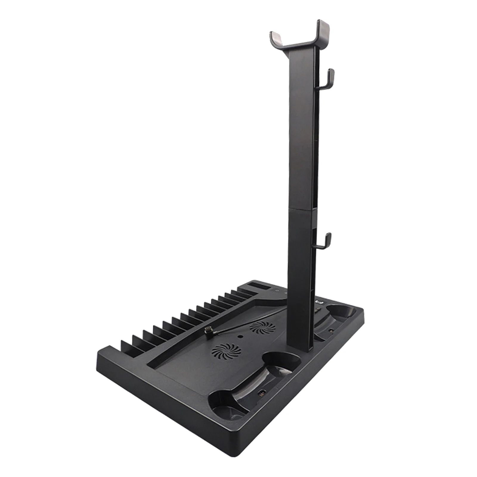 Charger Vertical Stand W/ Cooling Fan Charging Station Dock for PS5 Consoles