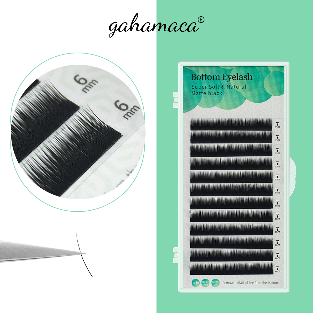 Best of GAHAMACA Bottom Lashes Under Eyelash Extensions 5mm 6mm 7mm Short Eyebrow Lower Lashes Makeup Maquillaje Cilios Reviews & Tips