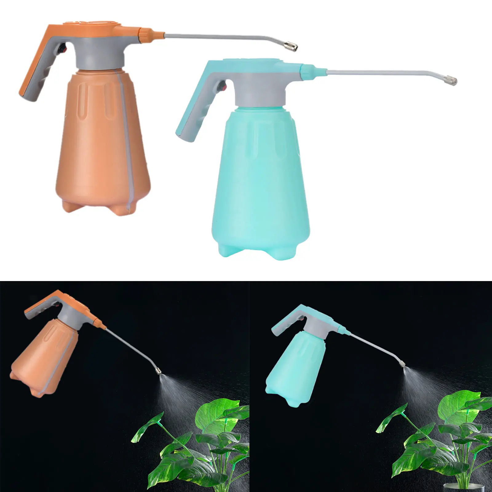 Automatic Electric Garden Sprayer Plant Mister 1.5L Long Mouth USB Charging