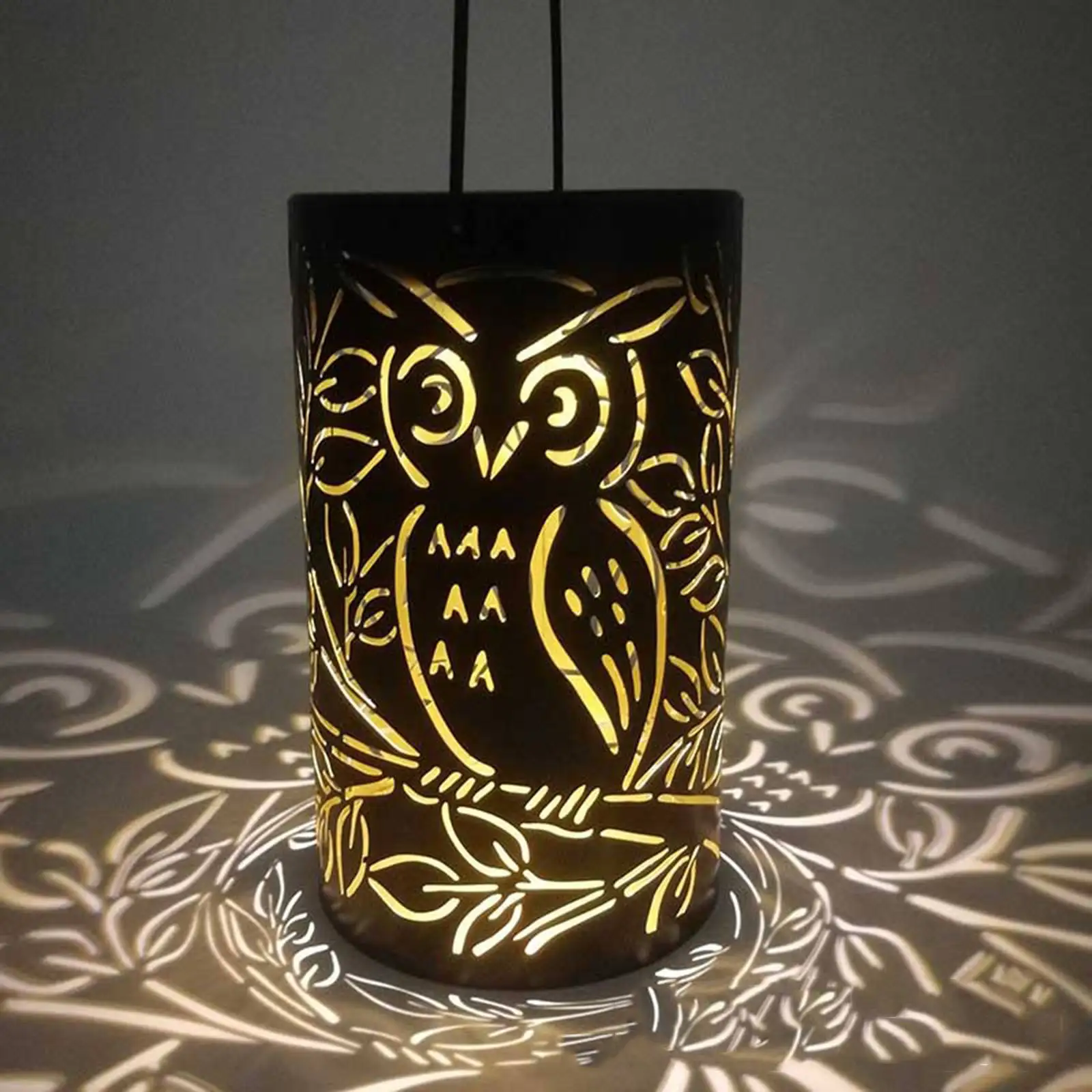 Garden ing Solar Lantern Owl Pattern Landscape Lamp for Driveway Holiday