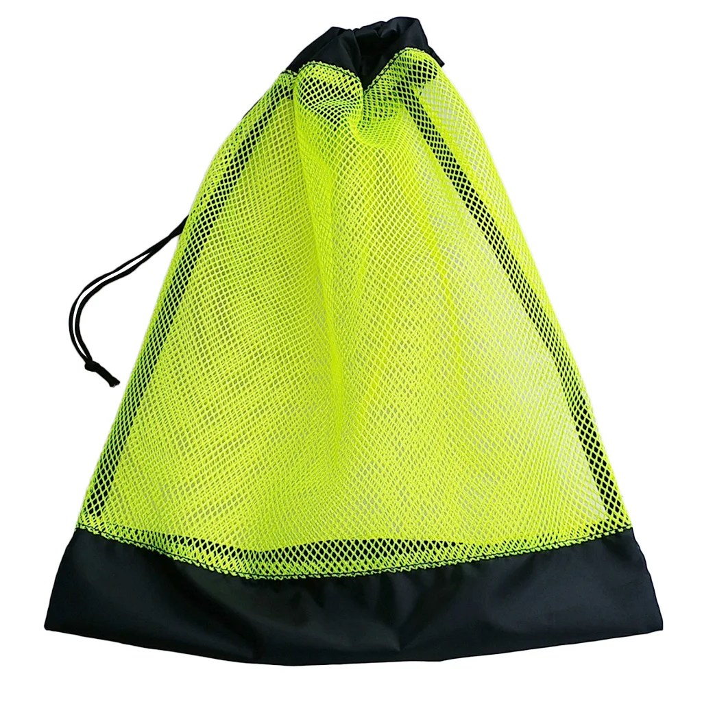 Compact Mesh Drawstring Bag for SCUBA Diving Snorkeling Gear Swim   Mask