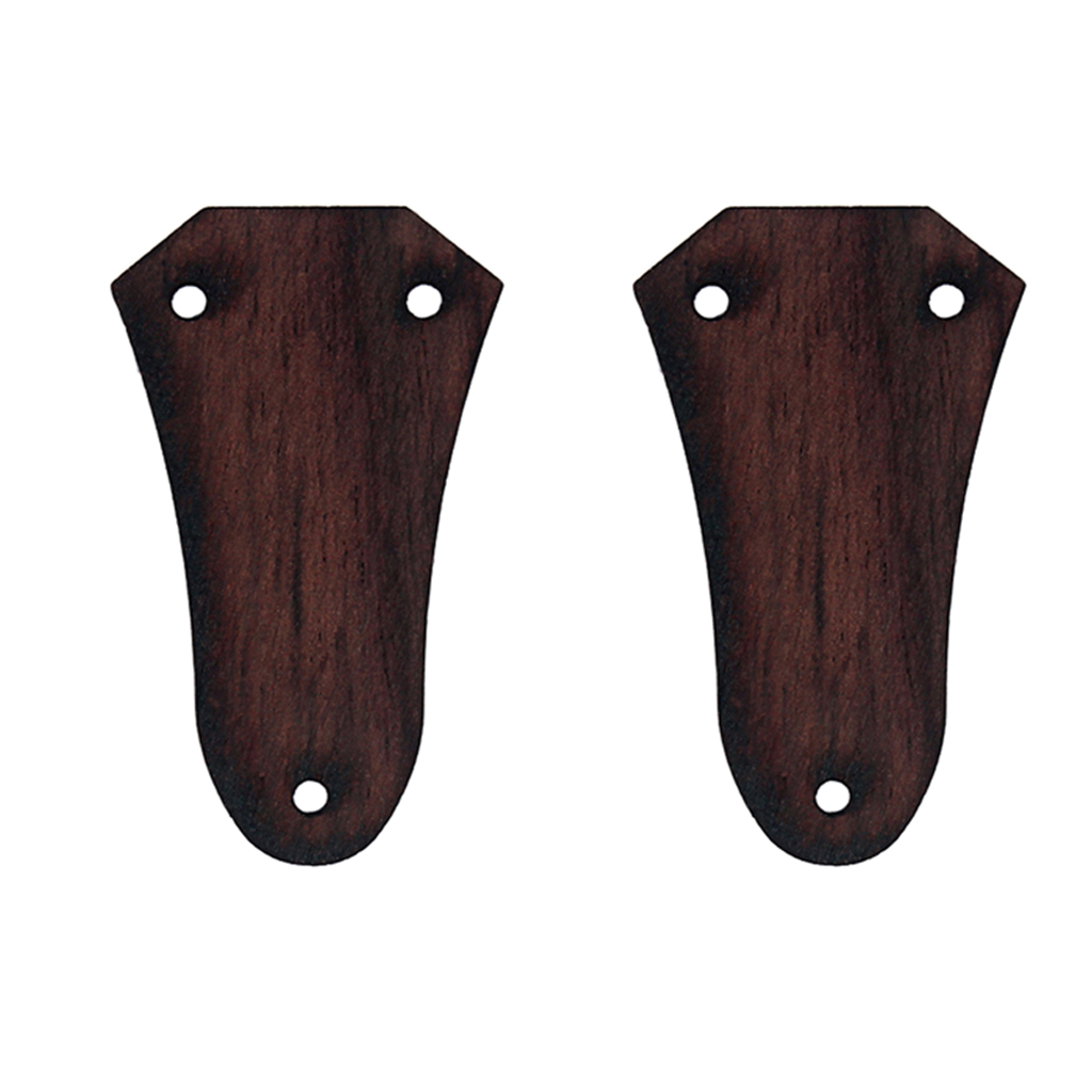 2pcs Rosewood Folk Guitar  Rod Covers Musical Instrument DIY Parts