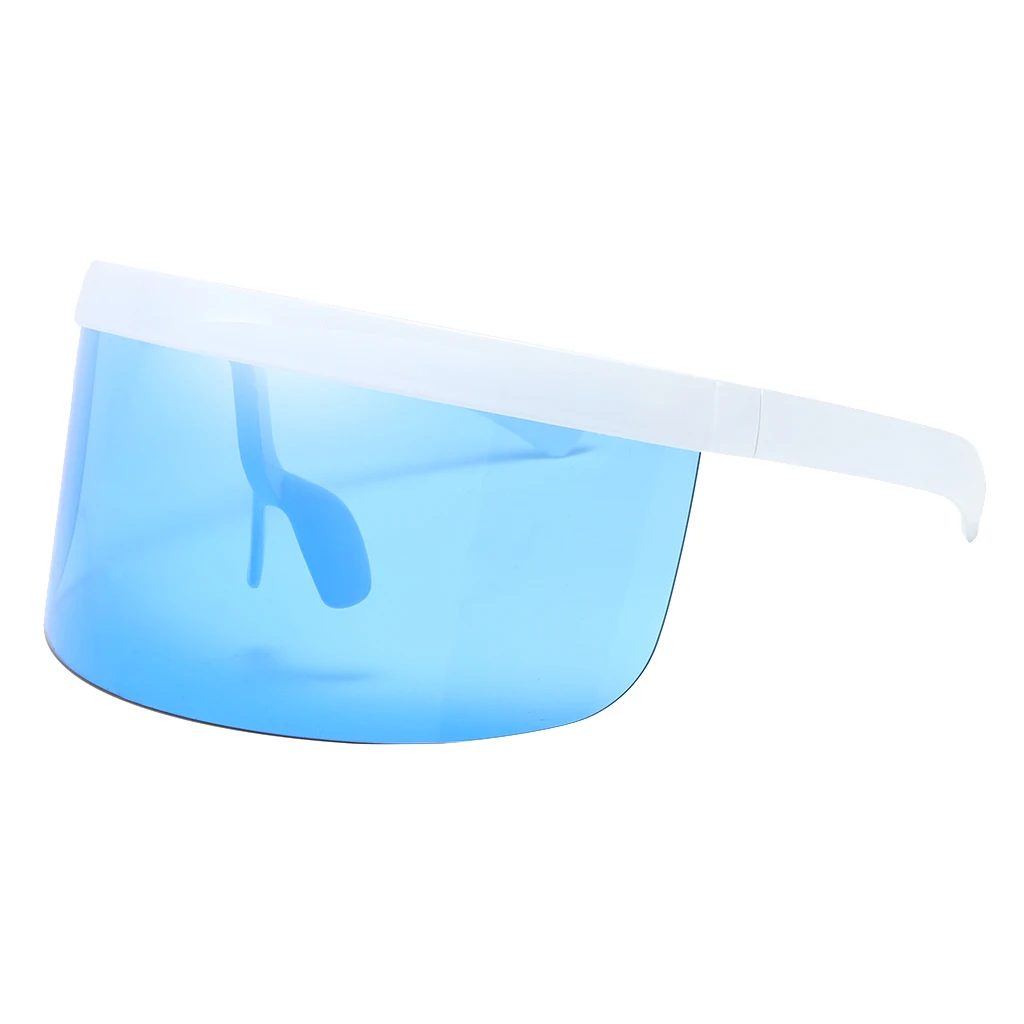 Unisex Face Shield Sunglasses Goggles Guard Mirror Sun Visor Hat Glasses Shades