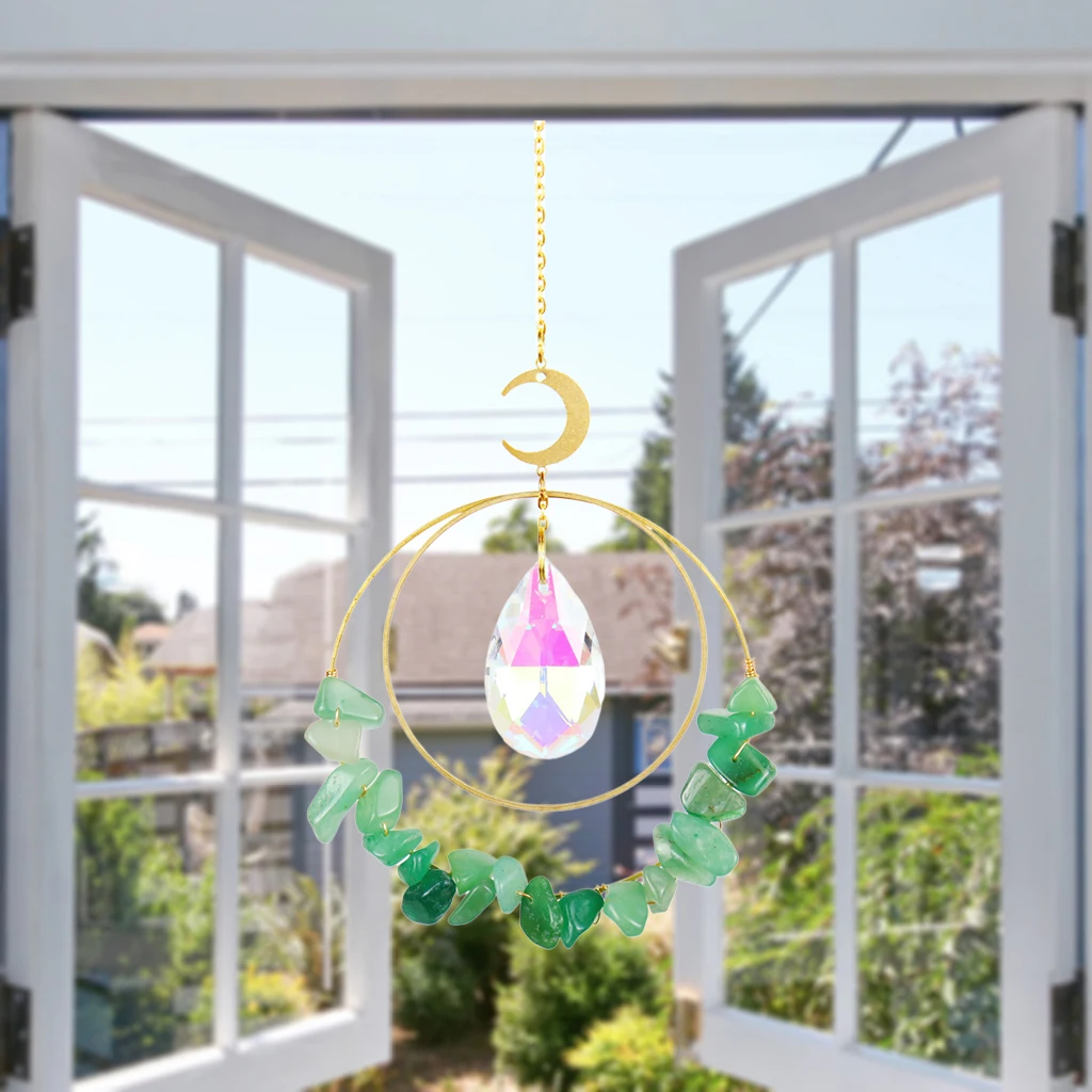 ing Crystals Chandelier Beads Ball Pendants Suncatcher Prisms for Wedding Gift, Indoor Outdoor Decoration