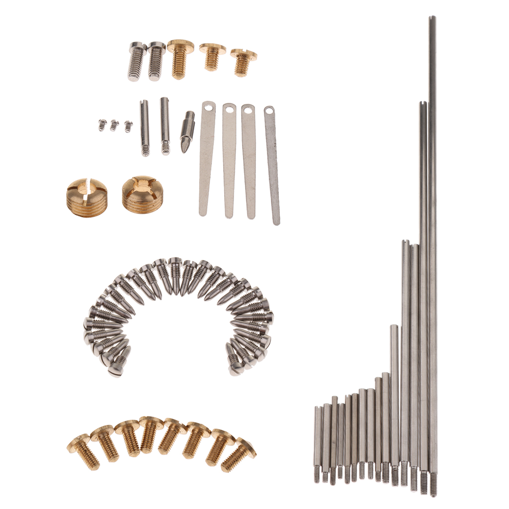 1 Set Saxophone Screws Flat Springs for Alto Tenor Soprano Sax Accessory