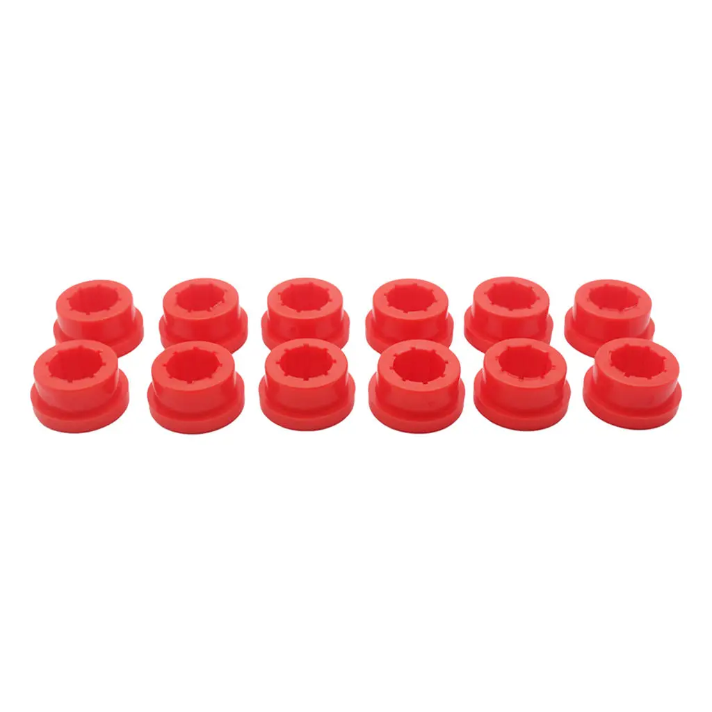 12 Pieces Red Rear Lower  Control Camber Arm Kit, Red
