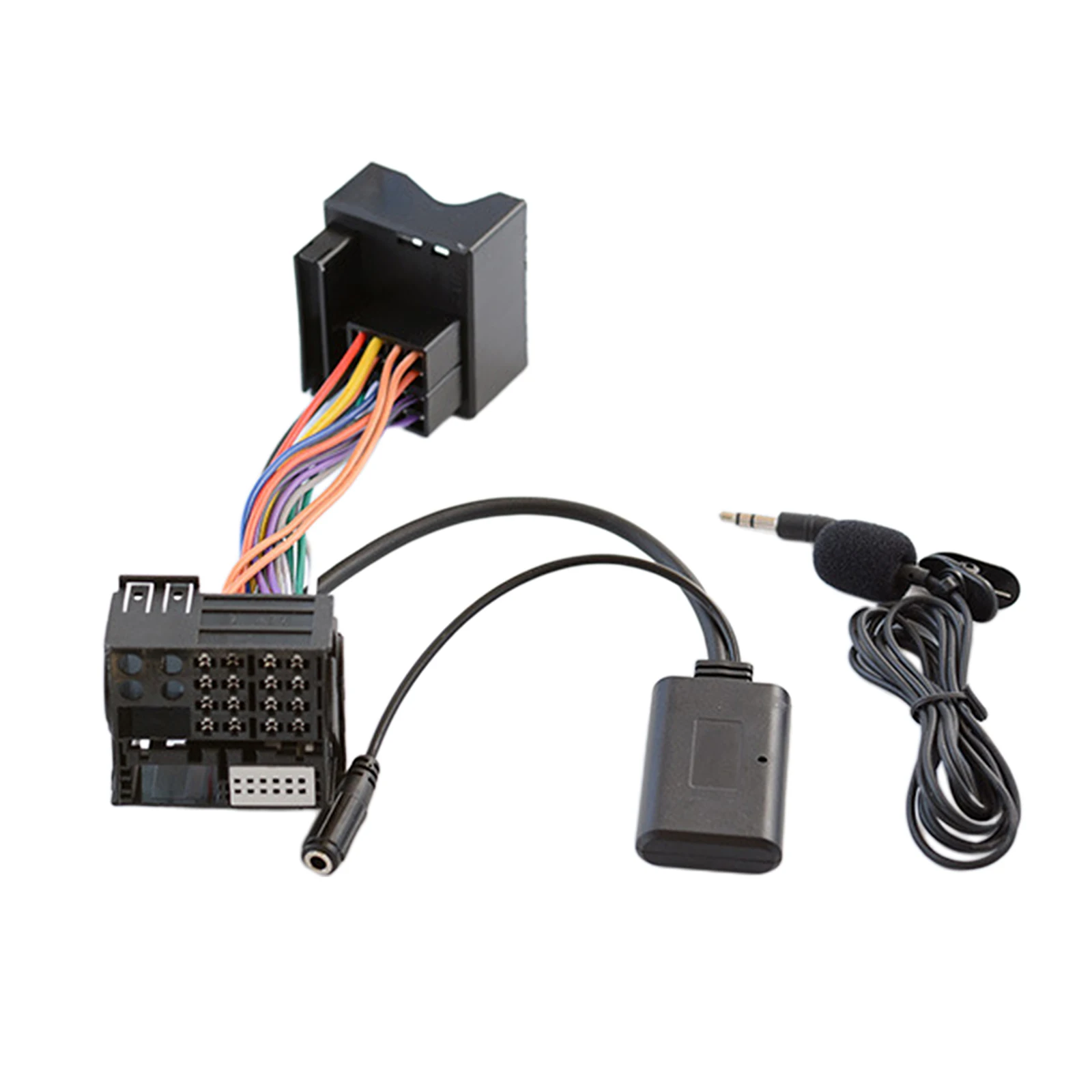 Bluetooth 5.0 AUX Audio Cable Adapter w/Microphone Kit for BMW E60 E63 E64 E66 E81 E82 E87 E70 E90 E91 E92