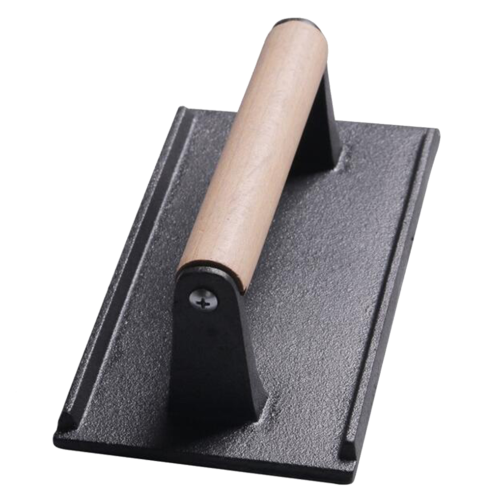 High Quality Kitchen Heavy Cast Flat Iron Steak & Burger Sausage BBQ Grill Press Weight Home Kitchen Supplies Gift