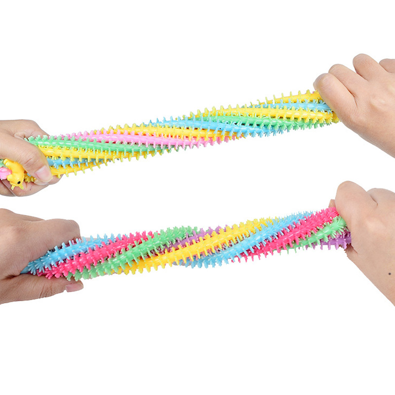 Stretch Worm Noodle Fidget Toys Sensory Anti Stress String Set_voghion.com