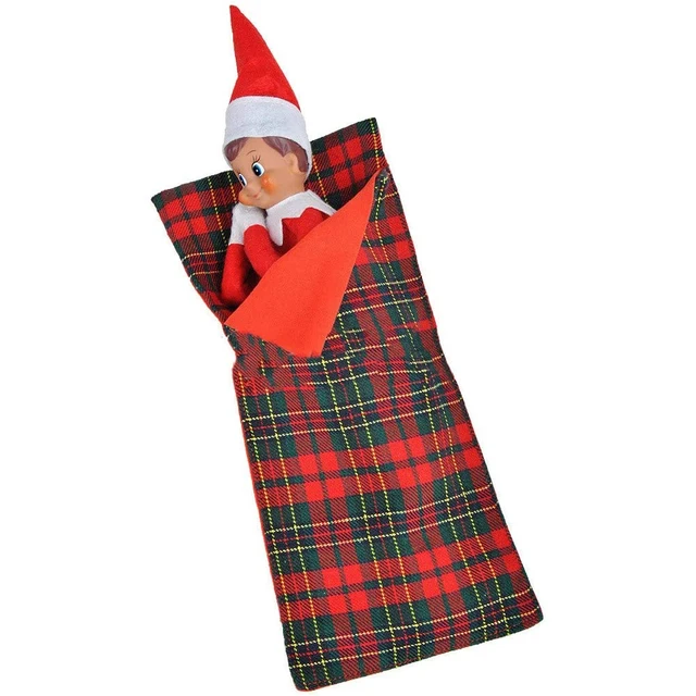 Leegte Dressoir hoofdonderwijzer 1 Piece Christmas Elf Sleeping Bag Toy Mini Sleeping Blanket Shelf Festive  Christmas Decoration - Stockings & Gift Holders - AliExpress