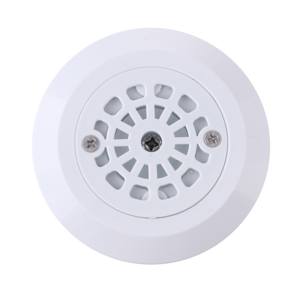 Replacement Round ABS Plastic Swimming Pool Drainer Water Outlet - White Diameter 104mm 44mm
