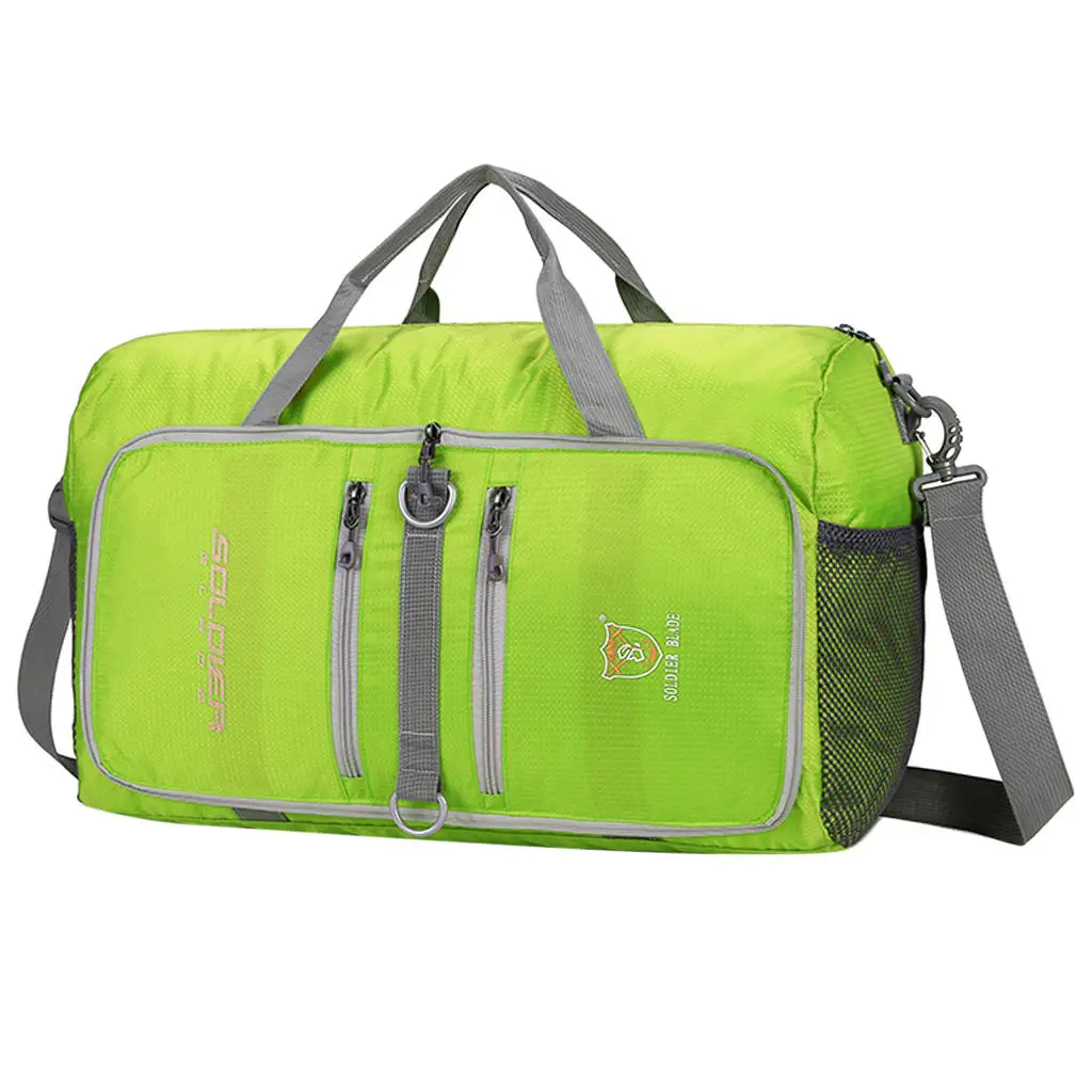 Travel Shoulder Bag Waterproof Nylon Weekend Bag for Shopping Camping Schooling