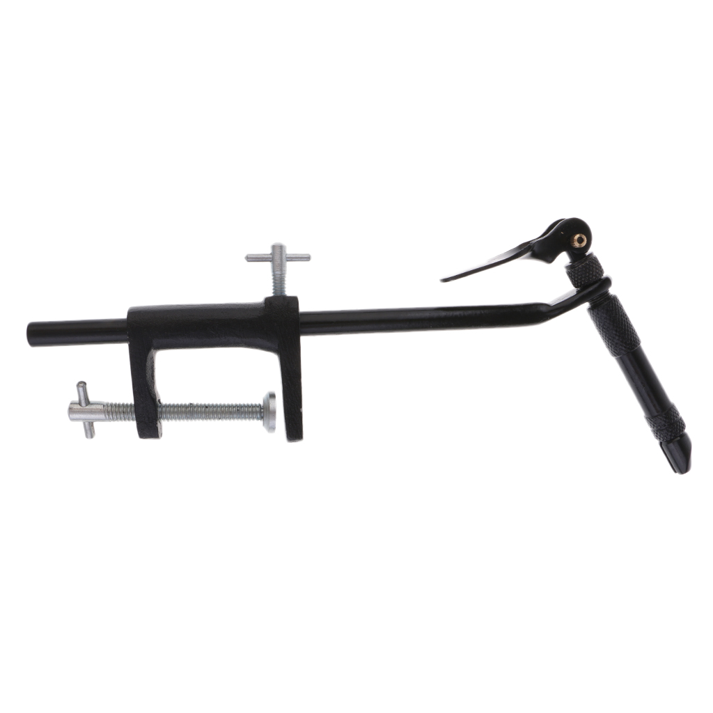 Stainless Steel Fly Tying Vise Mini Travel Fishing C-Clamp Rotary Vice Tier for Tying Flies