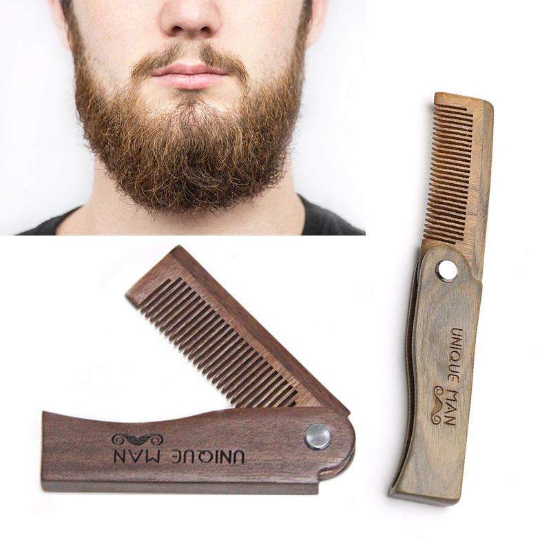 Best of Wooden Hair Comb Natural Sandalwood Comb For Beard Fold Pocket Comb Hair Brush Beard &amp; Mustache Brush For Men Peine Para Barba Reviews & Tips