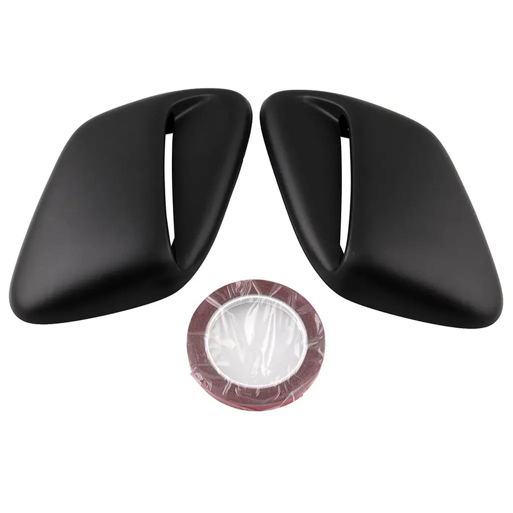 2PCS Car Air Flow Intake Turbo Bonnet Hood Vent Cover  Compatible with  