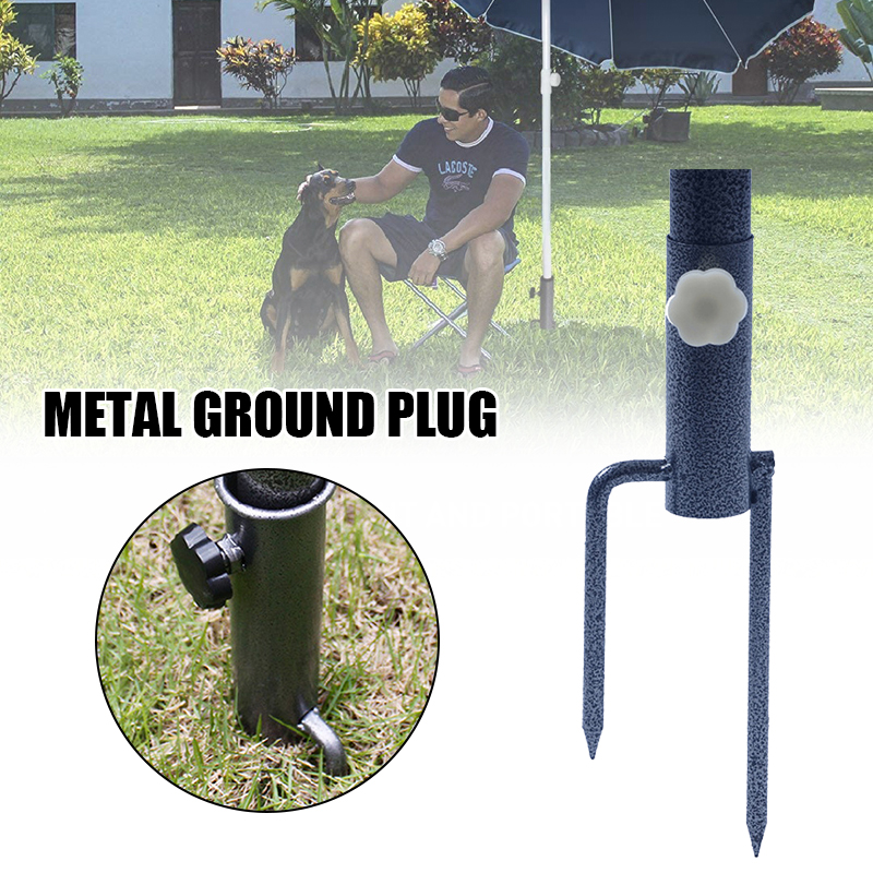 Title 1, 1pc Parasol Ground Plug Sunshade Outdoor Sun Um...