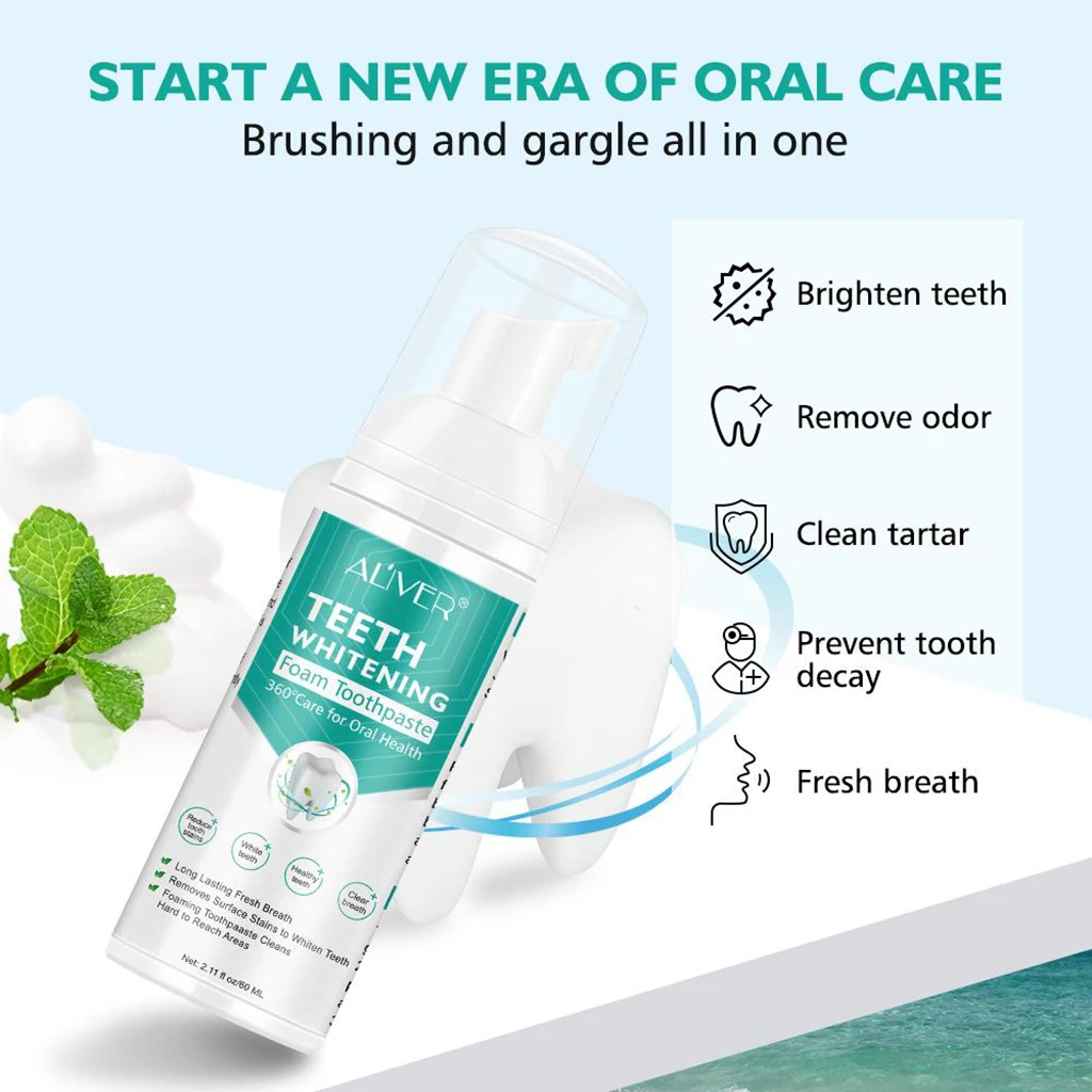 Whitening Teeth Cleaning Foam Teeth Cleaning Mousse Fresh Breath Remove Dents and Smoke Teeth Oral Health Care Tools Whitening Teeth Cleaning Foam Teeth Cleaning Mousse Fresh Breath Remove Dents and Smoke Teeth Oral Health Care Tools