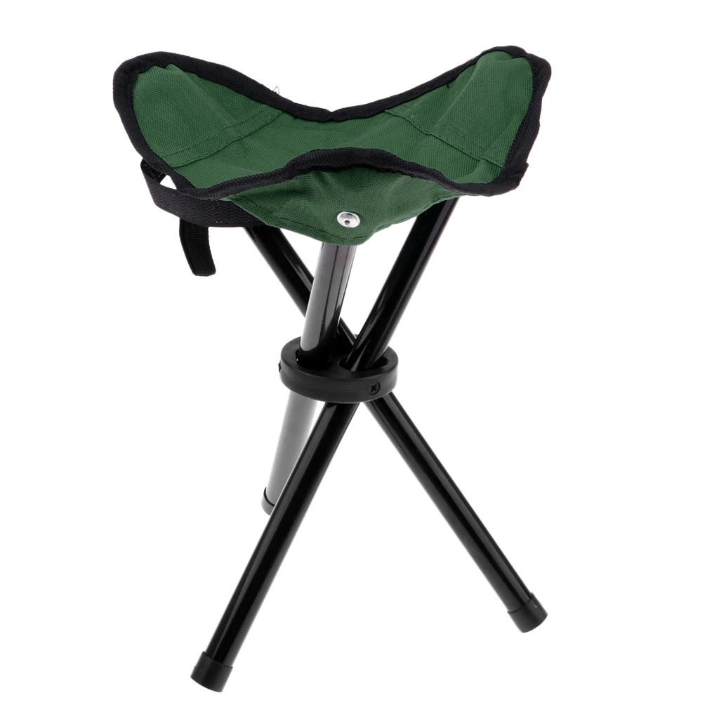 Foldable Portable Tripod Stool Folding Chair for Outdoor Fishing Camping Hunting Hiking Ultralight