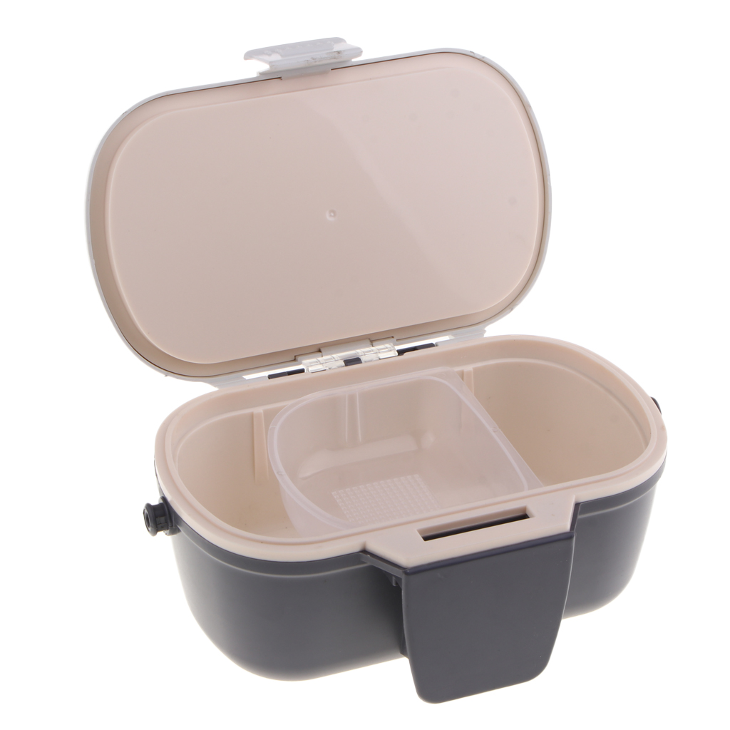 Fishing Live Bait Lure Box Case with Breathable Holes Worm Earthworm Storage Holder Fishing Tackles Box