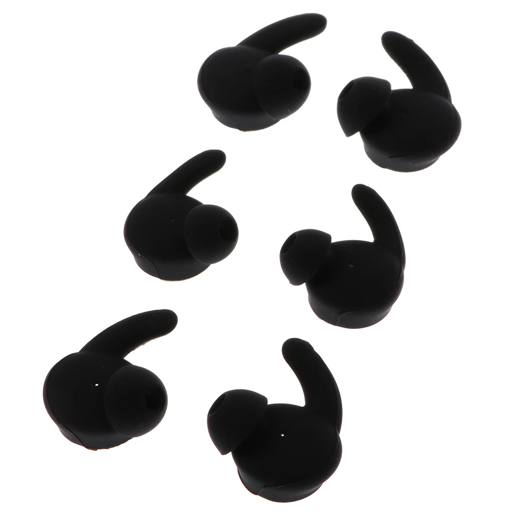 3 Pairs Silicone Earbuds Tips Cover for HUAWEI Honor AM61 Sports Headset