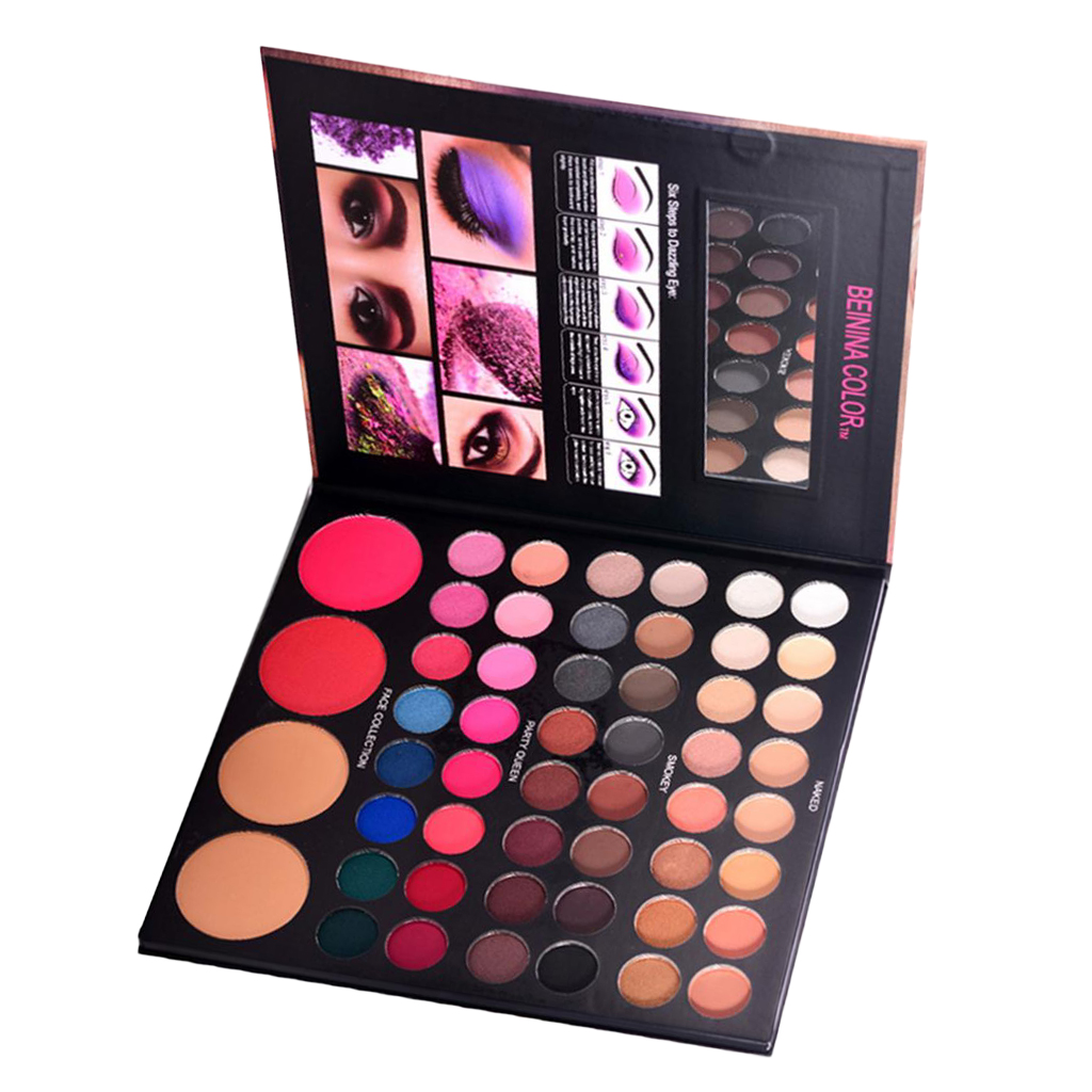 52 Color Cosmetic Matte Eyeshadow Powder Eye Shadow Makeup Cosmetic Palette