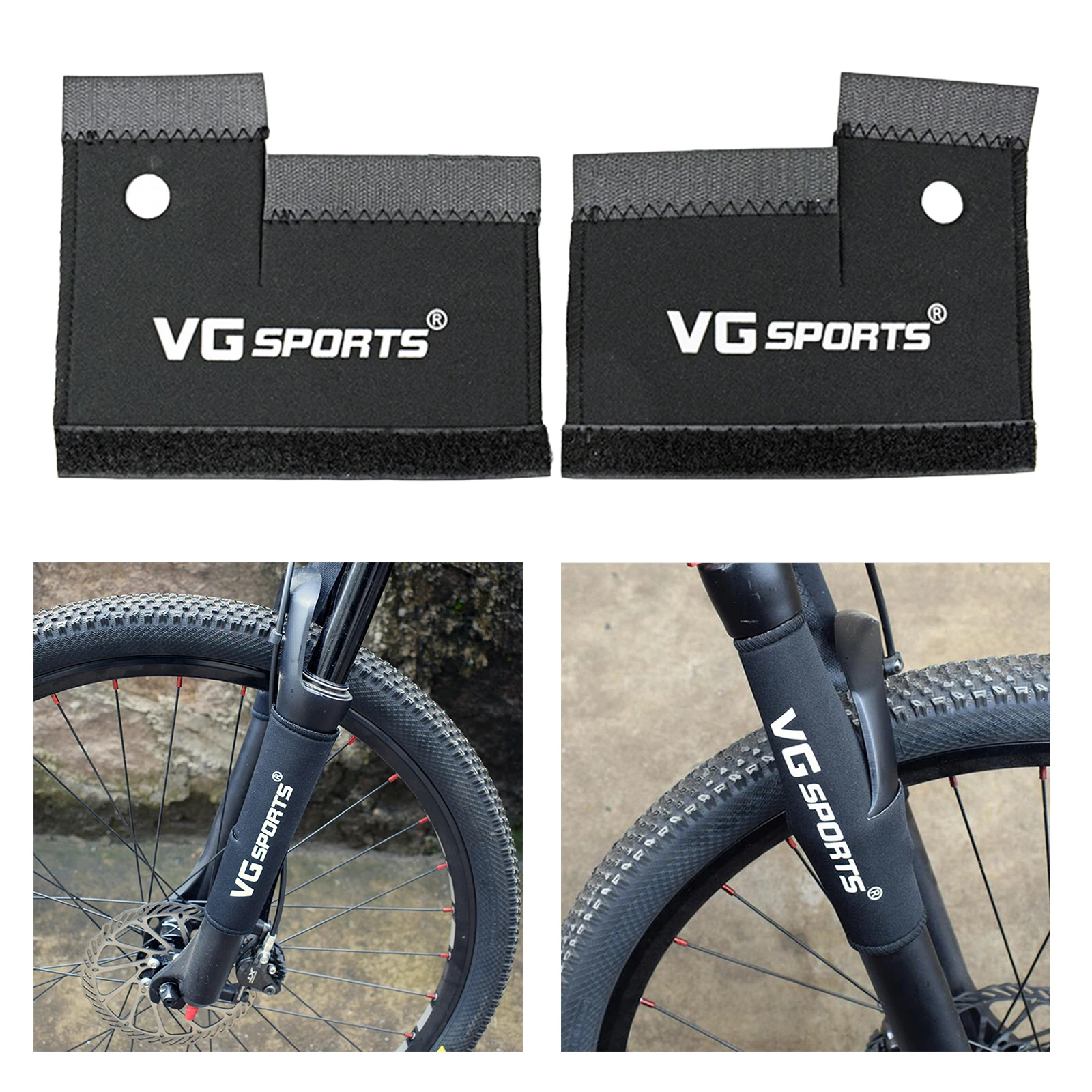 2pcs Bike Front Fork Protective Pad  Wrap Cover Guard Bicycle MTB