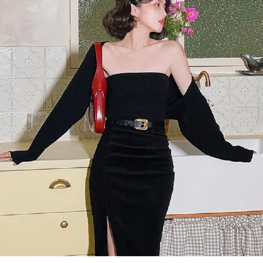 Tanie Hebe & Eos Vintage spódnica damska sklep