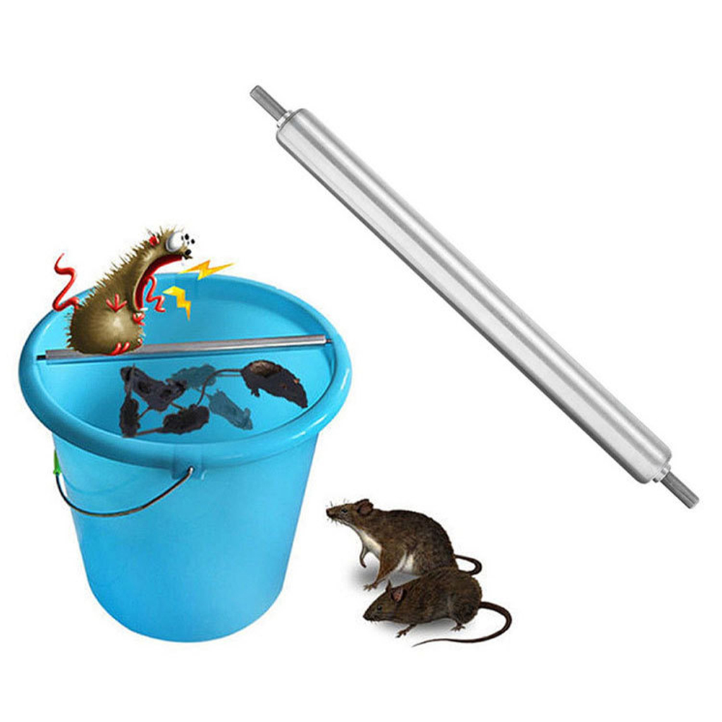 1piece Stainless Steel Rolling Mice Trap Mousetrap Rat Catcher Reusable Mousetrap Catcher
