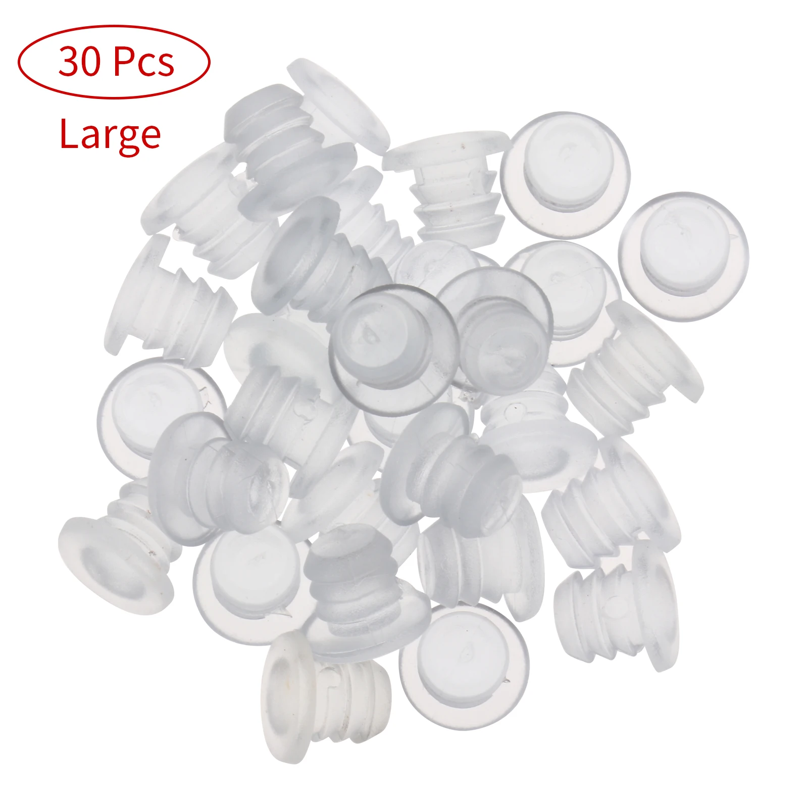 Details about   30x Rubber Glass Table Top Spacer Anti Collision Embedded Soft Stem Bumper US 