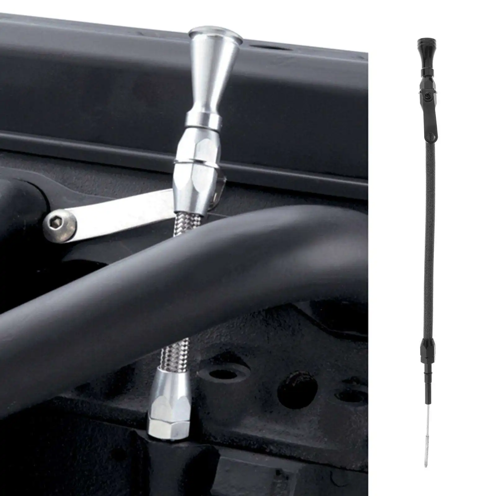 Stainless Steel LS Engine Dipstick Oil Flexible Tube for Holden Commodore VT VX  Engines Easy installation Lightweight