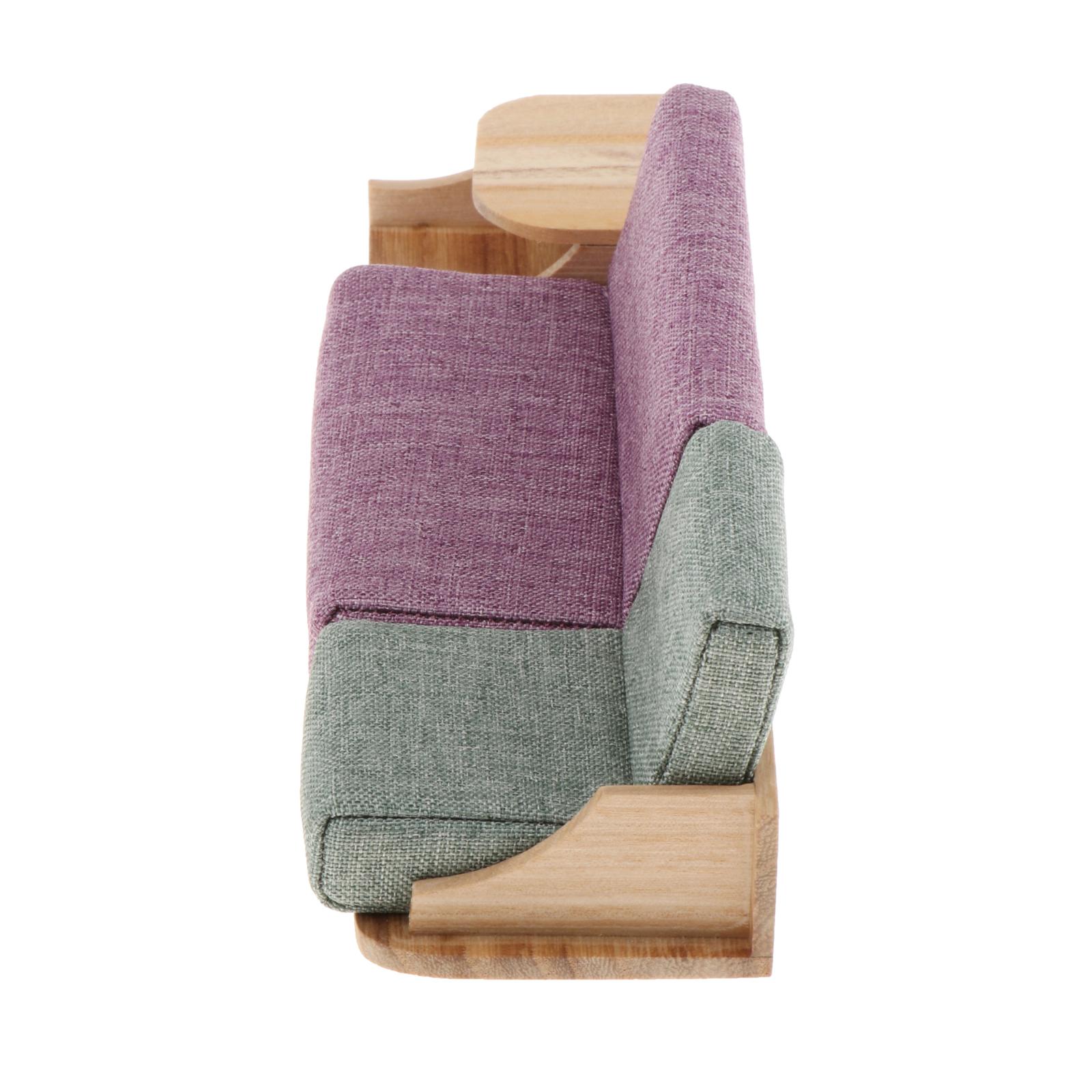 Dollhouse Furniture 1/12 Mini Sofa Cabinet Miniature for Doll House Decor