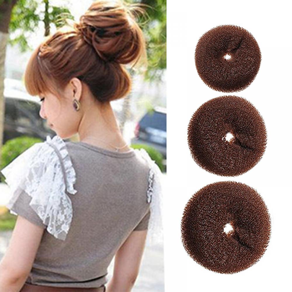 Best of 3 Size Fashion Women Magic Shaper Donut Hair Ring Bun Hair Styling Tools Accessories Hair Braiders Tools For Lady Hair Bun Make Reviews & Tips