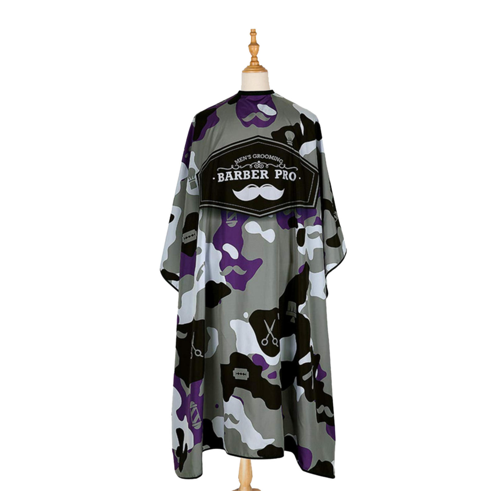 Barber Cape Professional Camouflage Large Cloth Gown Salon Cape for Hair Styling Hair Cut Hair-Cutting Men Women Unisex