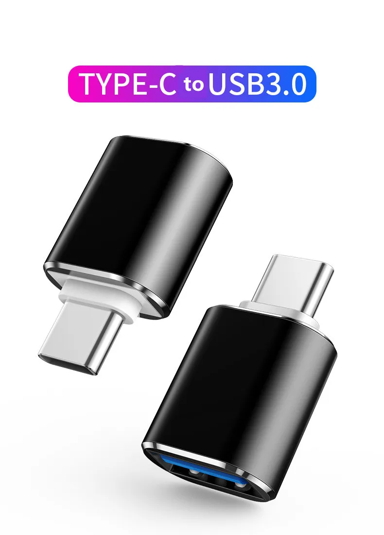 iphone to type c adapter Type-c OTG To USB3.0 Adapter for Huawei Xiaomi LeTV Apple Mobile Phone Universal Mouse Keyboard USB Disk Flash Usb C Adapter power converter for cell phone
