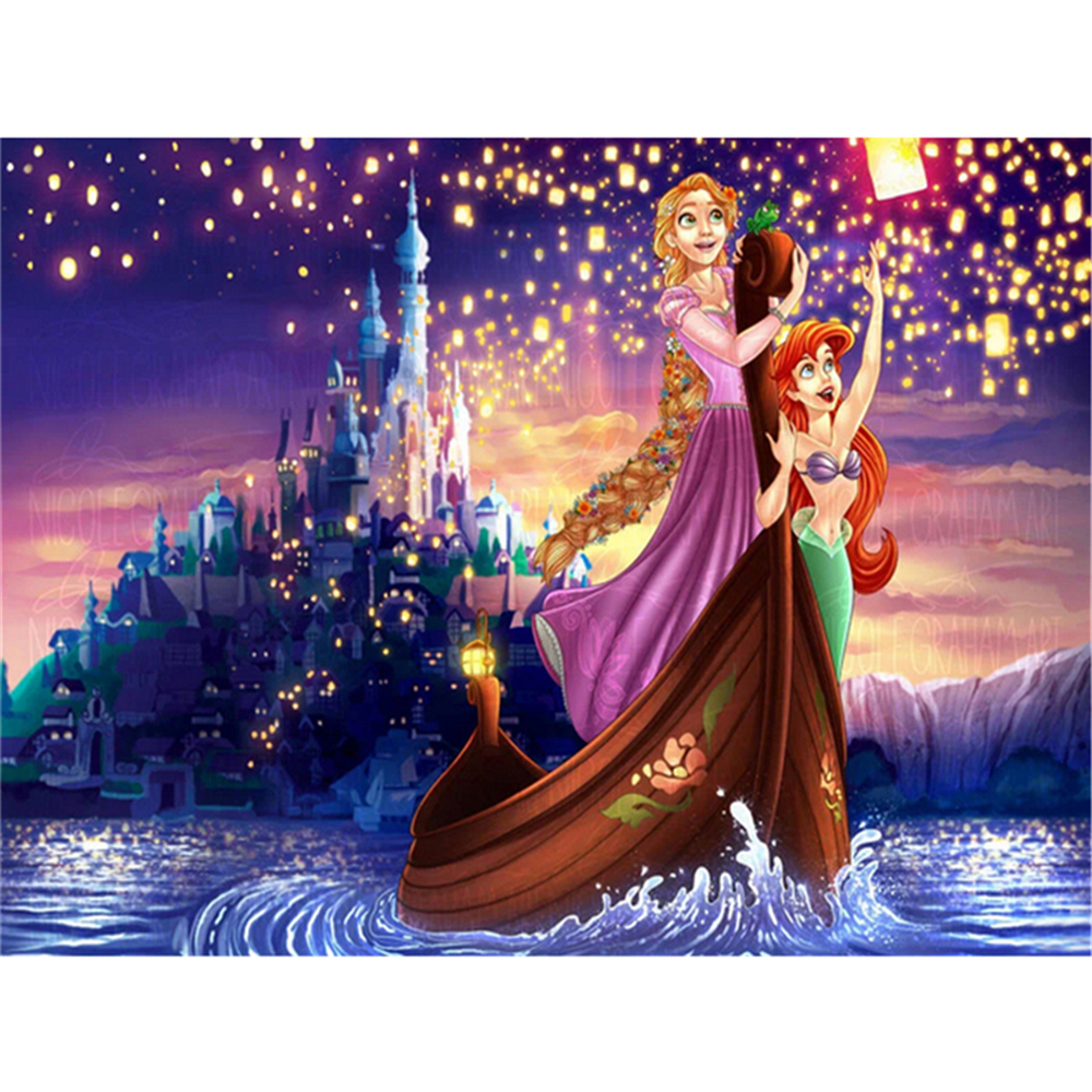 5d Diy Diamond Painting Mosaic Disney Rapunzel Cross Stitch Kits Full Drill Square Embroidery Full Home Decor Painting Gift Diamond Painting Cross Stitch Aliexpress