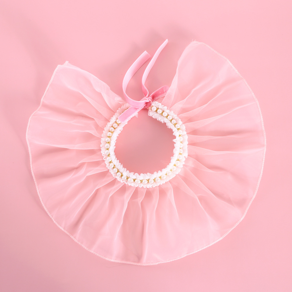 Collier Élisabéthain à Volants En Organza Et Tulle - Accessoire Photo, Clown, Cosplay - Amovible, Trois Tailles